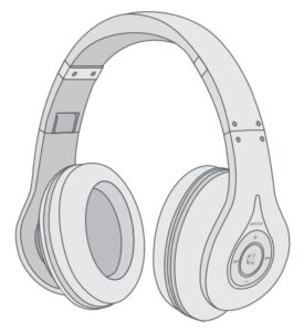 Overall diagram of headphones