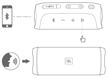 Connecting to voice control with your JBL Flip 4 