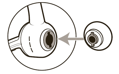 Aligning the ear tip correctly diagram