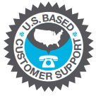 U.S. based support badge