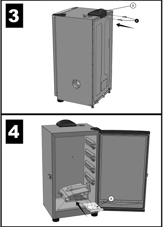 Assembly guide - steps 3 to 4