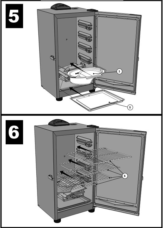 Assembly guide - steps 5 to 6