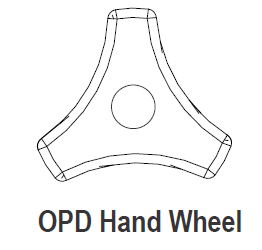 The OPD hand wheel diagram