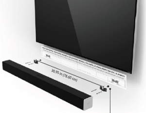 mounting a vizio sound bar