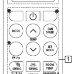 LG Air Conditioner Remote Control Manual Image