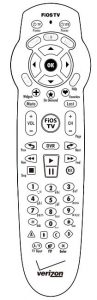 Verizon FiOS TV P265v3 Remote Control diagram