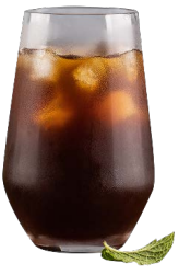 Example glass of cold brew coffee