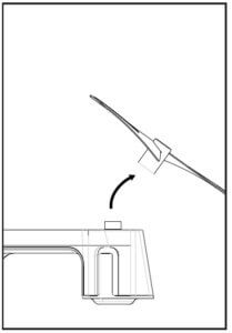 Uninstalling the propeller on the Sharper Image DX-3 Video Drone