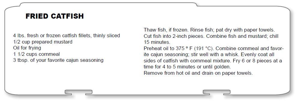 Fried catfish recipe