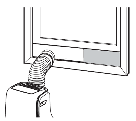 Inserting the window safety blank plate