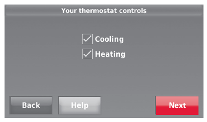 Assigning thermostat controls