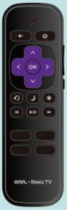 A Roku remote