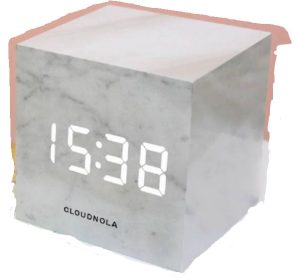 CLOUDNOLA Block Clock Alarm Clock Manual Image