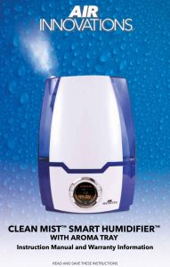 AIR INNOVATIONS Smart Aroma Humidifier MH-505A Manual Image
