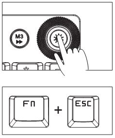 Dual-knob example diagram