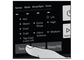 Adjusting cycle settings