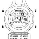 Armitron M1099 Watch Instructions Image
