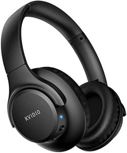 KVIDIO Bluetooth Over Ear Headphones Manual Image