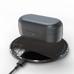 Chargin case on wireless charger