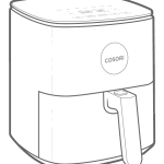 COSORI Pro CAF-L501 Air Fryer User Manual Image