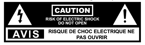 Electric shock warning