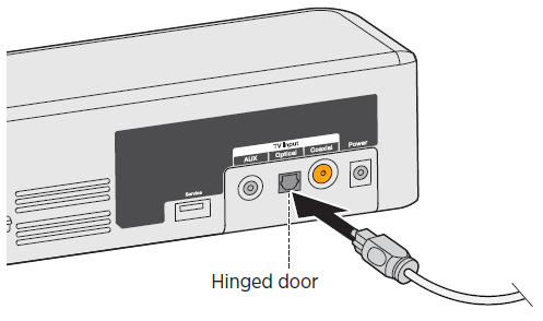 Optical cable connecting