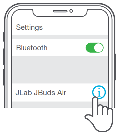 Entering the Bluetooth settings page