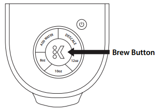 Brew button location
