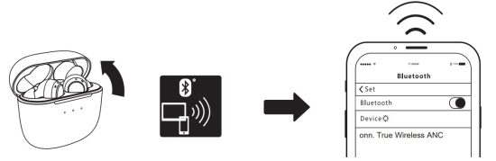 Connecting to the device using Bluetooth