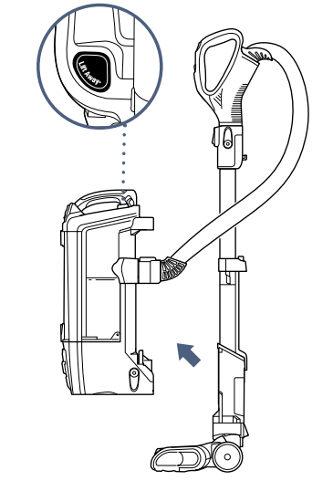 Example of the Power Lift-away function