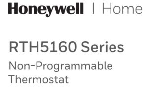 Honeywell Home RTH5160 Series