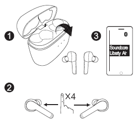 How to reset the earbuds