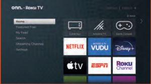 Roku main screen