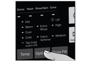 Selecting additional settings