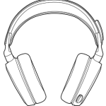 SteelSeries ARCTIS 9X Headset Guide Image