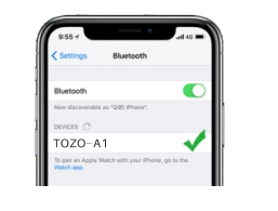 Bluetooth pairing screen list