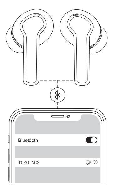 Connecting using Bluetooth on device