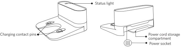 Visual diagram of the charging base