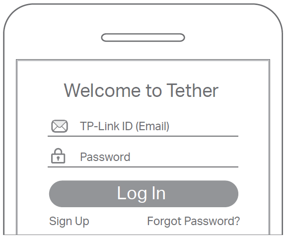 Launching the Tether app