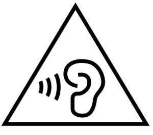 Hearing warning icon