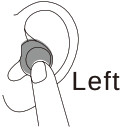 Left earbud diagram