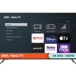 onn 55″ 4K LED Roku Smart TV 100012586 User Guide Image