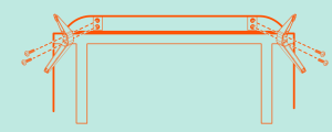 Aligning the stands correctly diagram