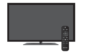 TV and remote control diagram