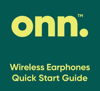 onn logo and quick start guide intro