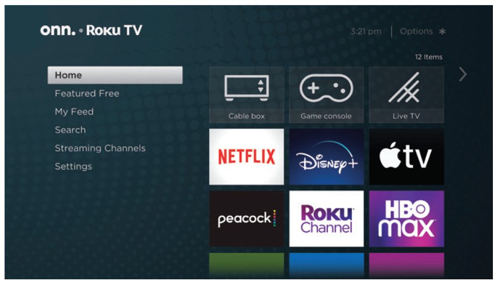 Roku home page