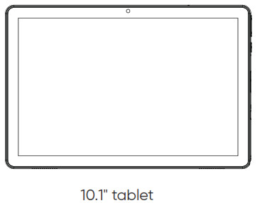 onn 10.1" Tablet WM1036P diagram