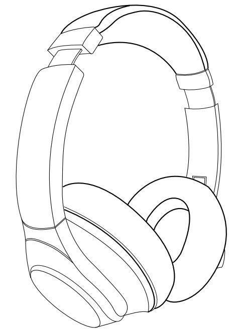Soundcore Life Q20 Headphones diagram