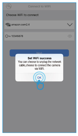 WiFi connection succesful