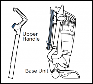 Handle and base unit diagram